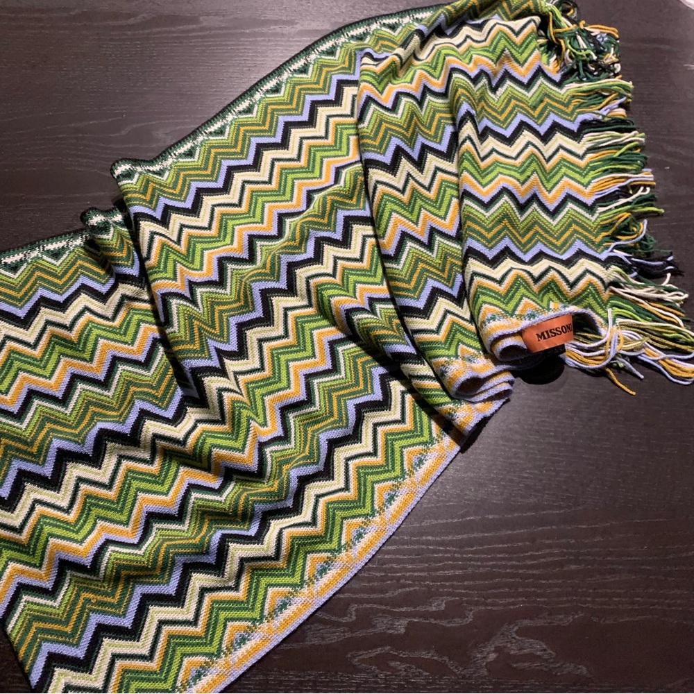 Missoni Green Tone Scarf
